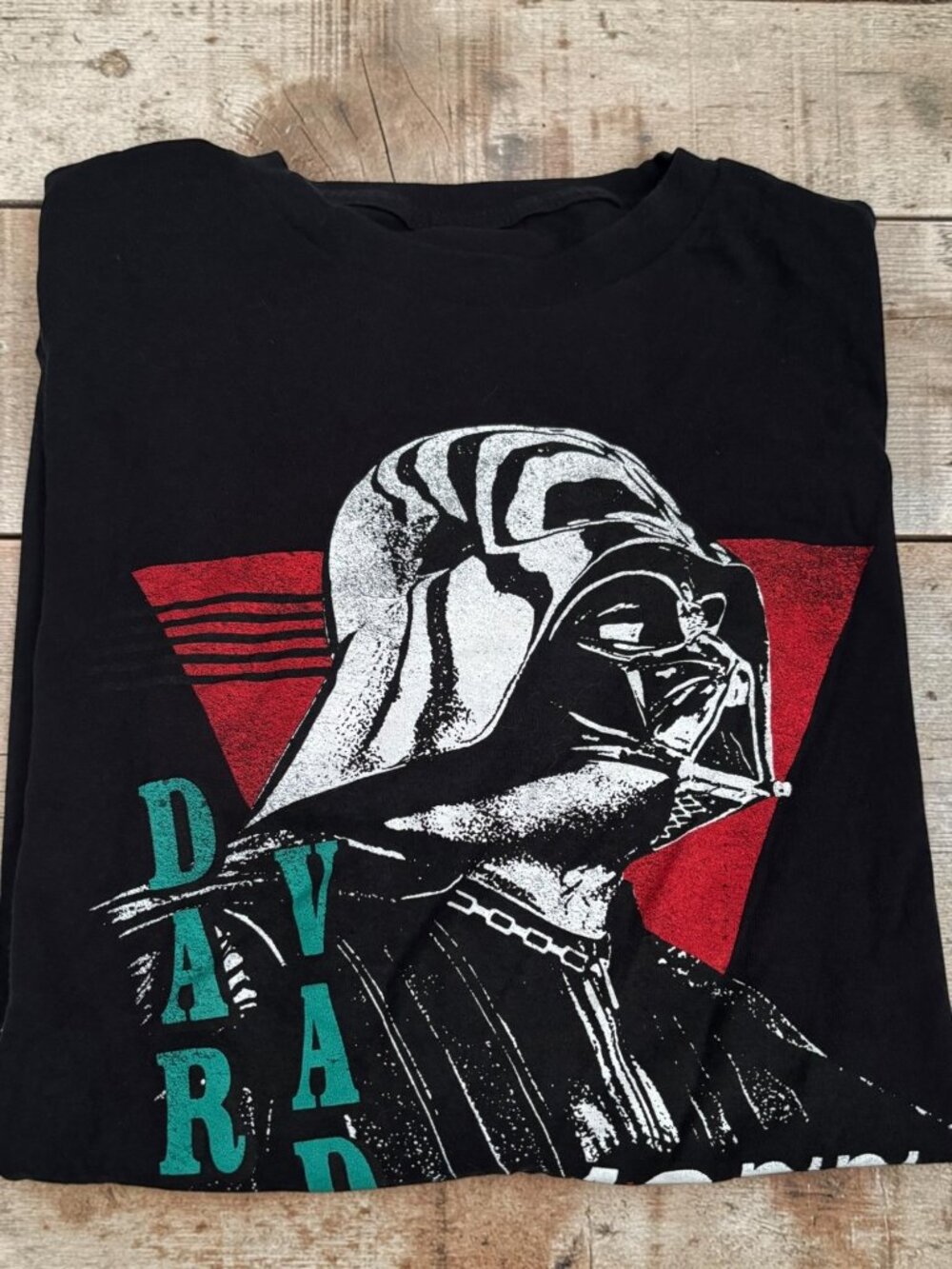 Star Wars Darth Vader 1977 Graphic T-Shirt Black 2XL Cotton Mens Tee